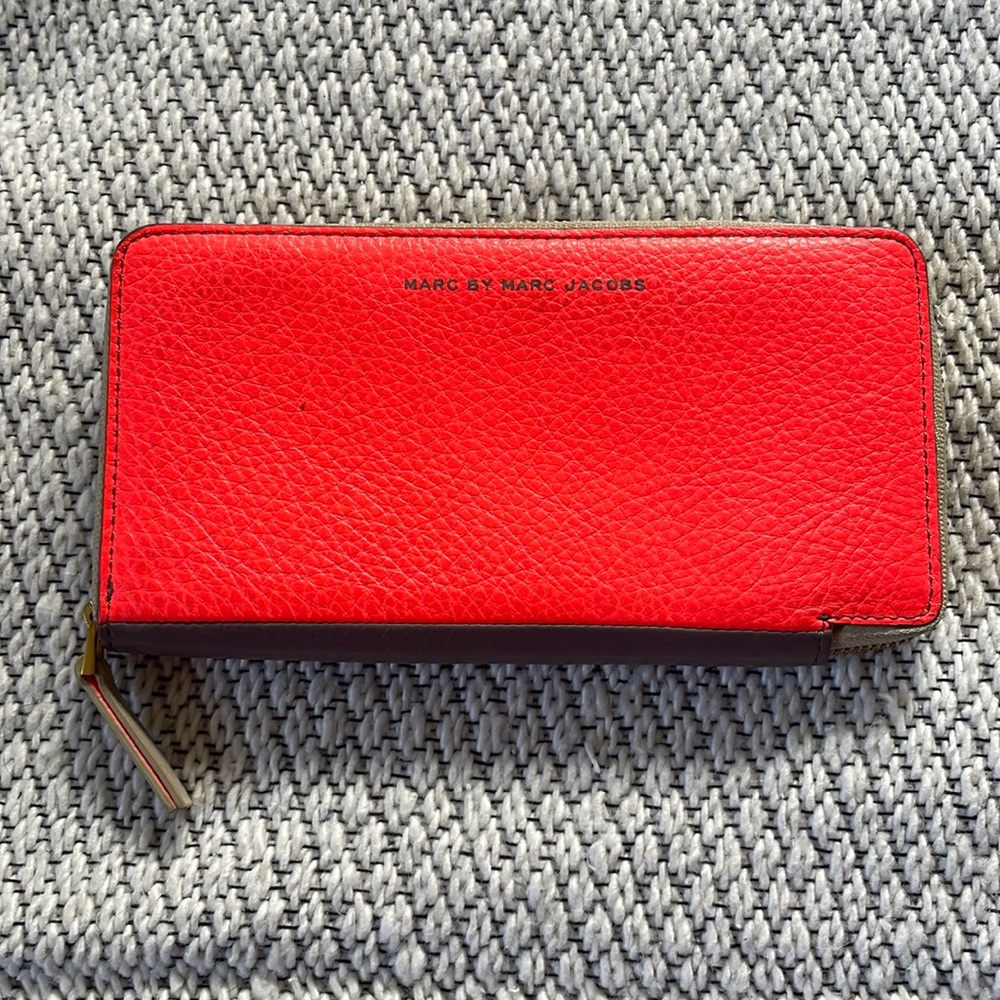 multi colored Marc by Marc Jacobs full length wallet